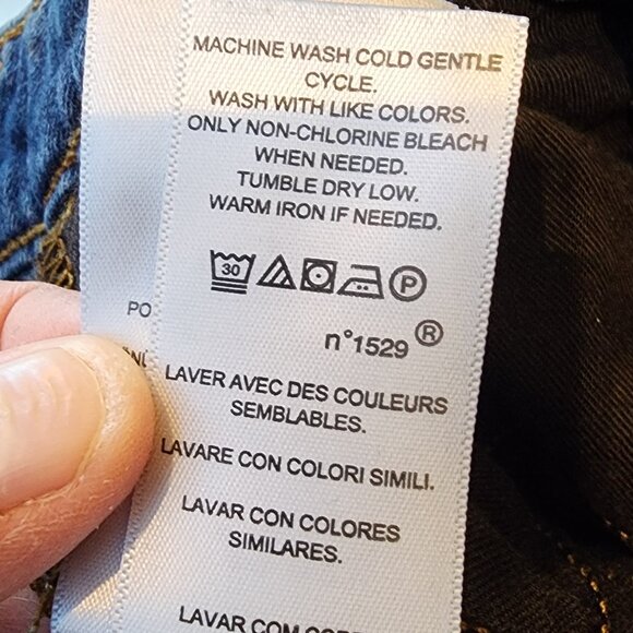 Lauren Ralph Lauren Dark Wash Straight Leg Jeans Size 10 - Picture 9 of 16